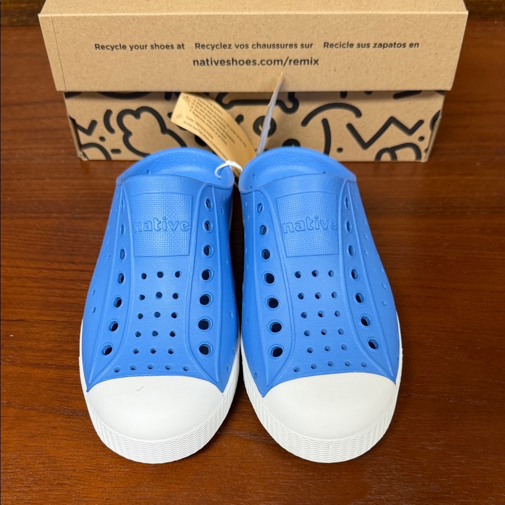 Native Kids Blue Slip-On Clogs - Picture 4 of 5